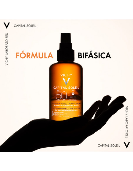 Vichy Capital Soleil Agua Luminosidad SPF50 200 ml