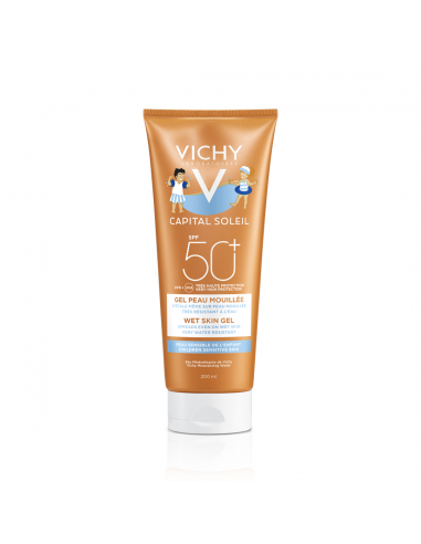 Vichy Capital Soleil Gel Wet Skin Niños SPF50 200 ml
