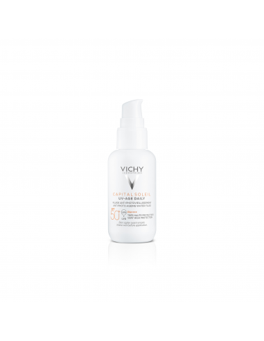 Vichy Capital Soleil UV-AGE Water Fluid Antifotoenvejecimiento SPF50+ 40 ml