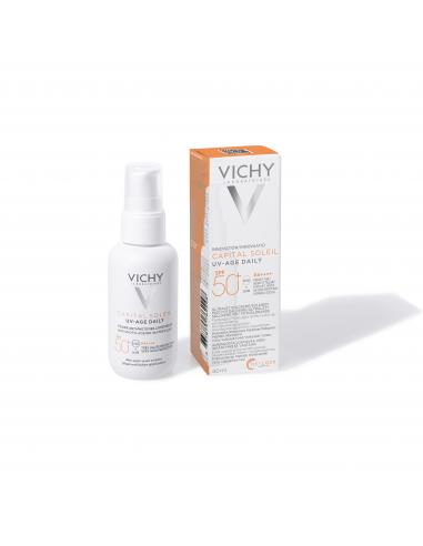 Vichy Capital Soleil UV-AGE Water Fluid Antifotoenvejecimiento SPF50+ 40 ml
