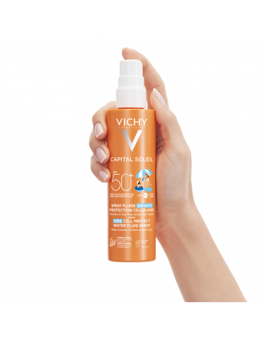Vichy Capital Soleil Spray Kids Cell Protect Water Fluid  SPF50 200 ml