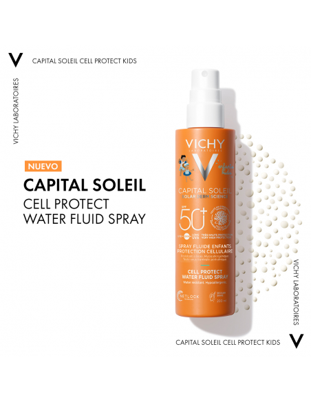 Vichy Capital Soleil Spray Kids Cell Protect Water Fluid  SPF50 200 ml