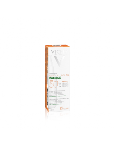 Vichy Capital Soleil UV Clear Fluido Fotoprotector Diario SPF50+ 40 ml