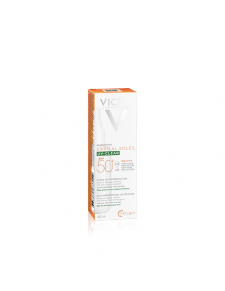 Vichy Capital Soleil UV Clear Fluido Fotoprotector Diario SPF50+ 40 ml