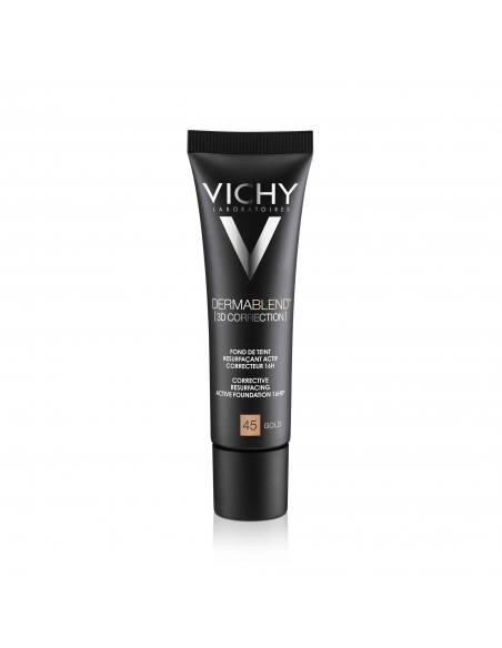 Vichy Dermablend Corrección 3D Fondo de Maquillaje Fluido  Tono 45 Gold