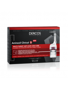 Vichy Dercos Technique Aminexil Clinical 5 Hombre 21 ampollas