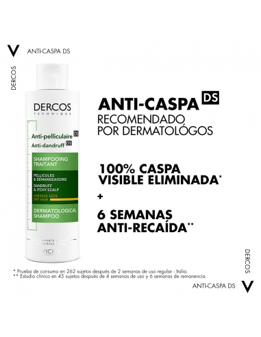 Vichy Dercos Technique Champú Anticaspa Seca 200 ml
