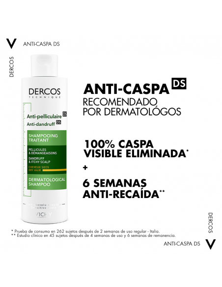Vichy Dercos Technique Champú Anticaspa Seca 200 ml