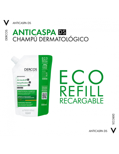 Vichy Dercos Technique Ecorefill Champú Anticaspa DS-Cabello seco 500 ml