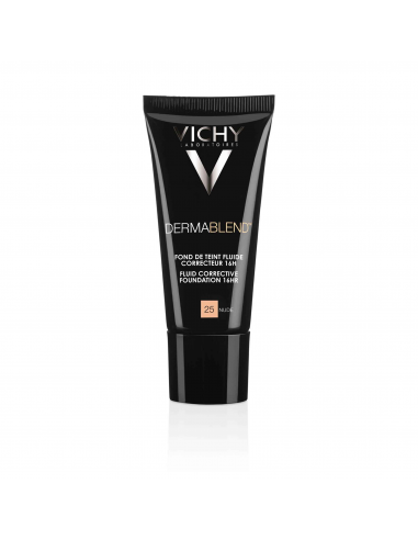 Vichy Dermablend Fondo de Maquillaje Fluido Alta Cobertura 16h Tono 25 Nude