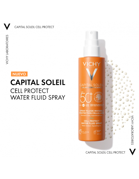 Vichy Capital Soleil Spray Cell Protect Water Fluid  SPF50 200 ml