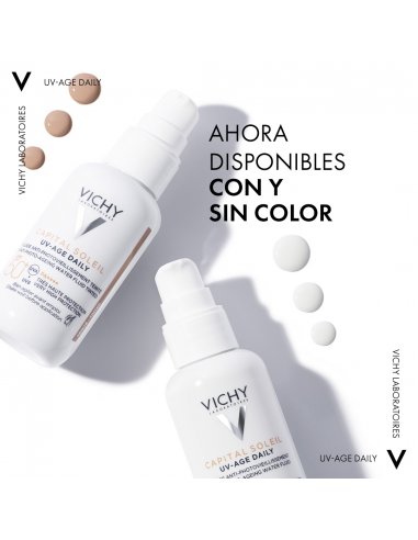 Vichy Capital Soleil UV-AGE Water Fluido Color SPF50+ 40 ml