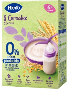 Hero Pedialac Papilla 8 Cereales 340 g