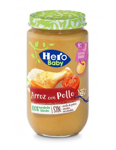 Hero Baby Potito Pollo con Arroz 235 g