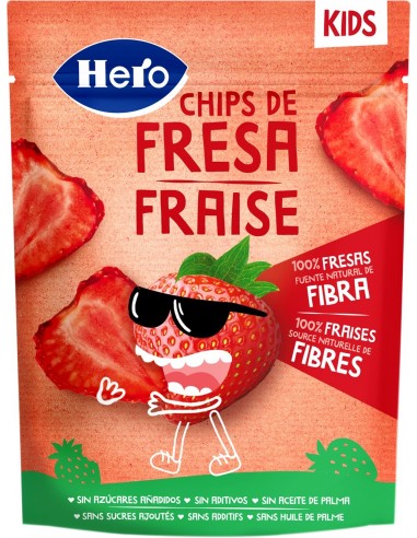 Hero Kids Snacks Fresa Chips