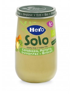 Hero Baby Solo Crema Calabaza Y Pure Patatas 1 Envase 190 G