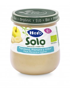 Hero Solo Eco Tarrito Manzana Plátano y Yogur 120 g