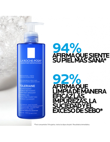 La Roche Posay Toleriane Gel Espumoso Doble Limpiador 400 ml