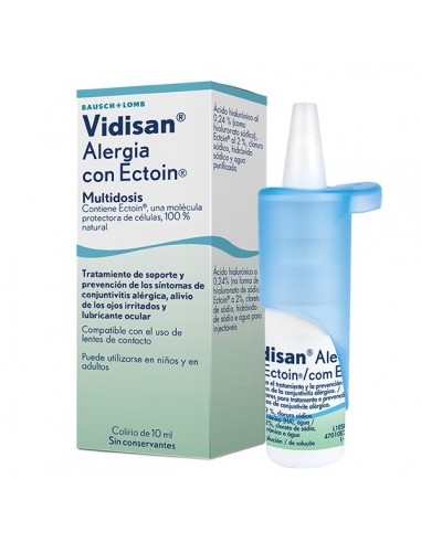 Vidisan Alergia con Ectoin Colirio Multidosis 10 ml