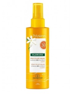 Klorane Polysianes Al Tamanu Bio y Al Monoï Spray Solar Sublime Cuerpo SPF 30 200 ml