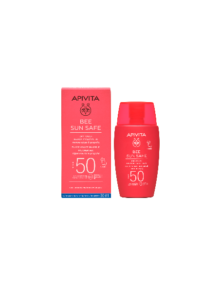 Apivita Bee Sun Safe Fluido Facial Toque Seco SPF50 50 ml