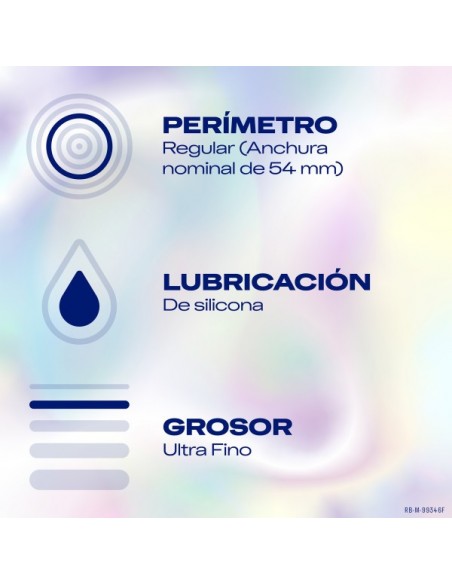 Durex Preservativos Invisibles extra sensitivos 12 unidades