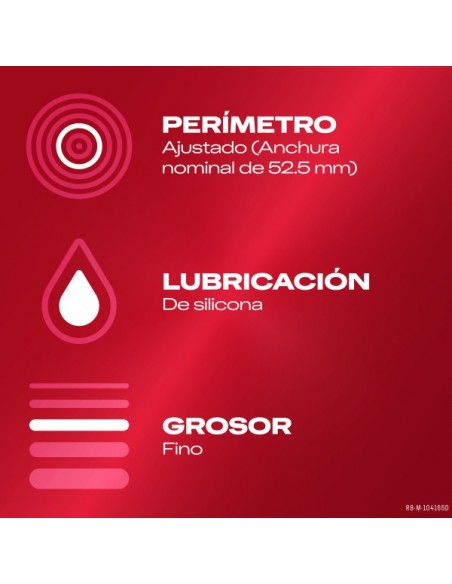 Durex Sensitivo Slim Fit Preservativos 10 unidades