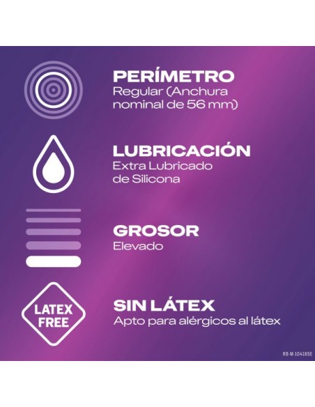 Durex Preservativos Sin Látex 12 unidades