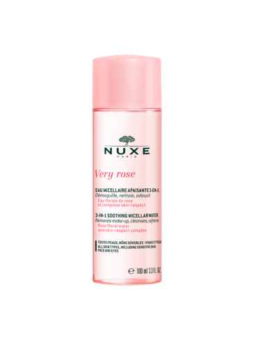 Nuxe Very Rose Agua Micelar Calmante 3 en 1 Formato Viaje 100 ml
