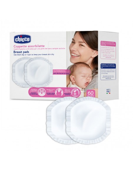 Chicco Discos Absorbentes Antibactéricos 60 unidades