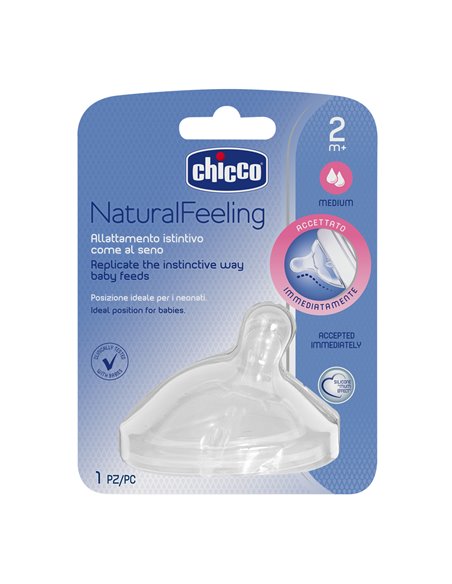 Chicco Step Up Tetina Flujo Medio 2m+ 1 unidad