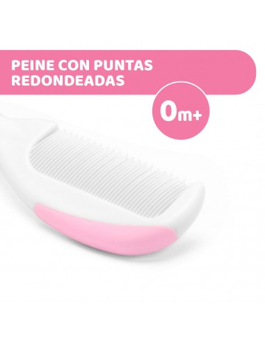 Chicco Cepillo y Peine Rosa