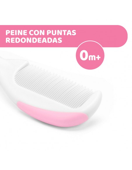 Chicco Cepillo y Peine Rosa