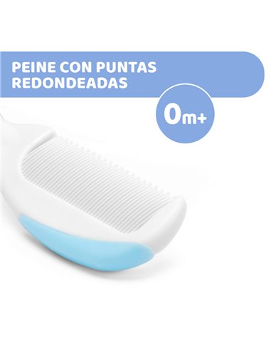 Chicco Cepillo y Peine Azul