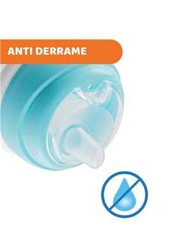 Chicco Vaso de transición Mix&Match azul 200 ml +4 meses