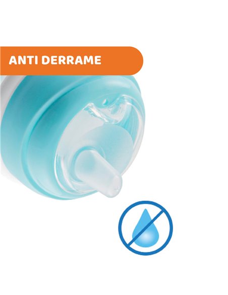 Chicco Vaso de transición Mix&Match azul 200 ml +4 meses