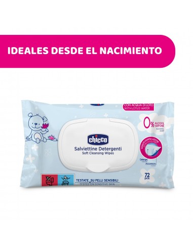 Chicco Toallitas con tapa 72 uds