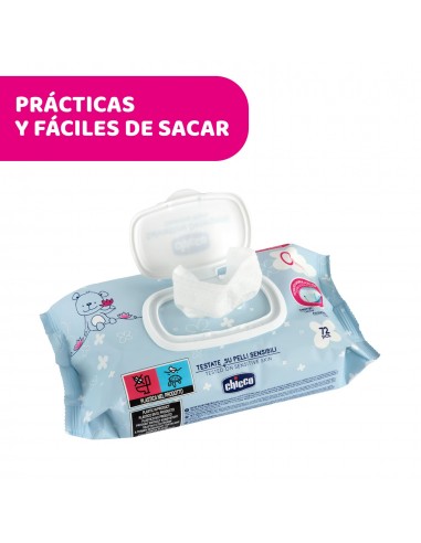 Chicco Toallitas con tapa 72 uds