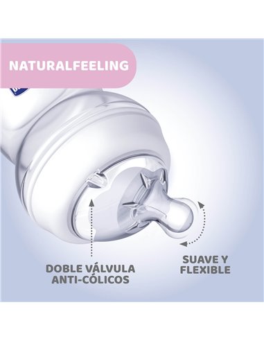 Chicco Step Up Biberón Flujo Normal 0M+ 150 ml