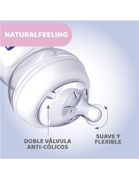 Chicco Step Up Biberón Flujo Normal 0M+ 150 ml