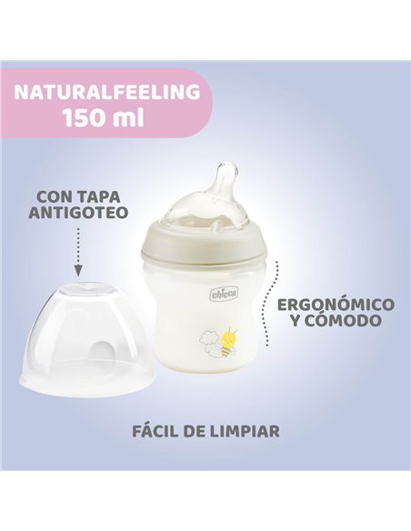 Chicco Step Up Biberón Flujo Normal 0M+ 150 ml
