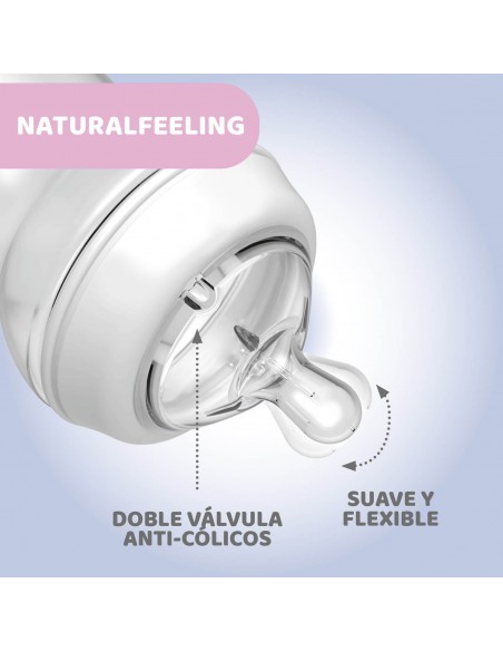 Chicco Step Up Bib Flu.Pap 6M+ 330 ml