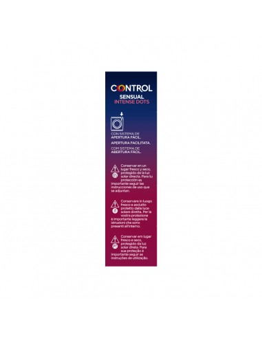 Control Preservativos Sensual Intense Dots 12 unidades
