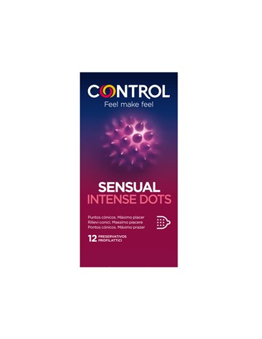 Control Preservativos Sensual Intense Dots 12 unidades