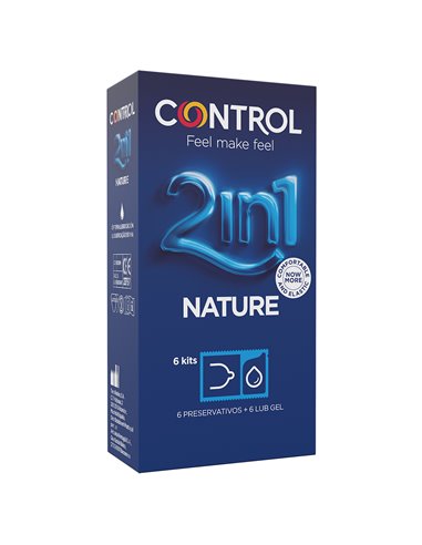 Control Duo Nature 2 en 1 Preservativos 6 unidades