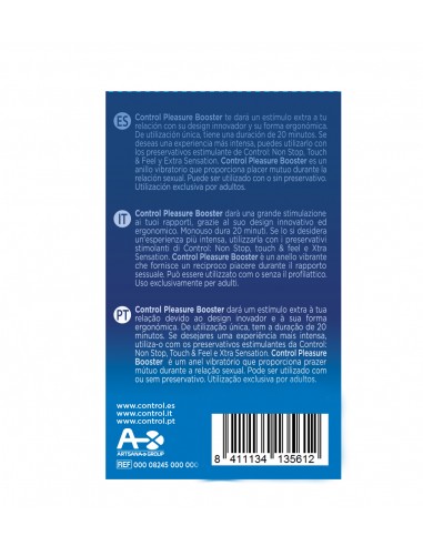 Control Pleasure Booster Anillo Vibrador