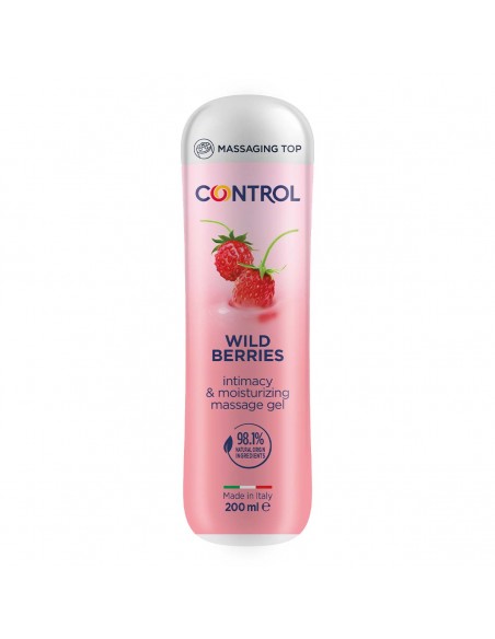 Control Gel de masaje 3 en 1 Wild Berries 200 ml