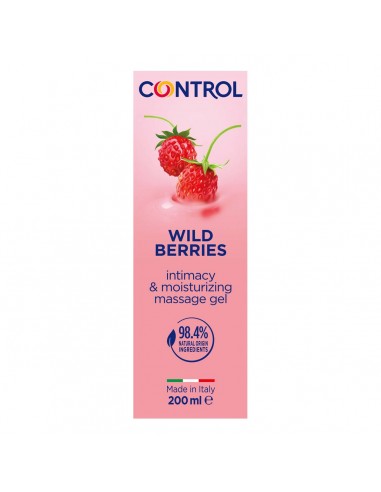 Control Gel de masaje 3 en 1 Wild Berries 200 ml