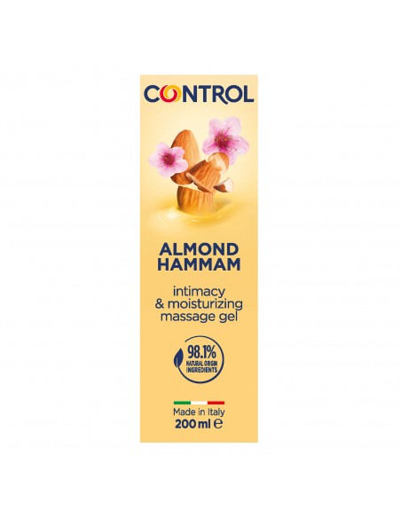 Control Gel de masaje 3 en 1 Almond Hammam 200 ml