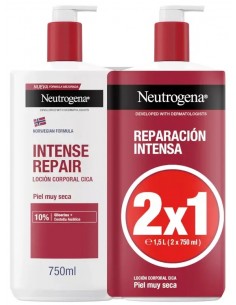 Neutrogena Pack Duplo Loción Corporal Reparadora Intensiva Roja 750 ml